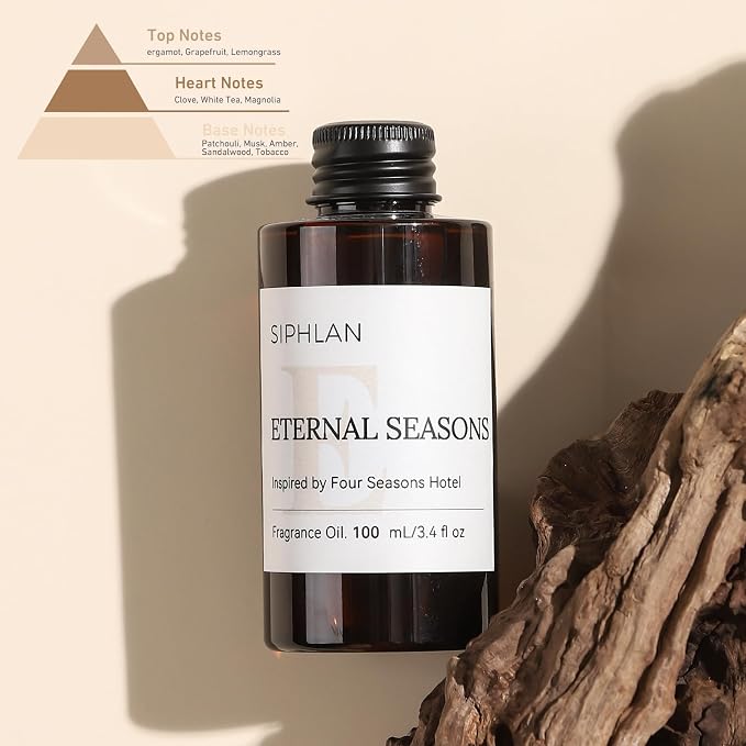 Eternal Seasons Hotel Collection Diffuser Oil – 100mL Luxury Aromatherapy Essential Oil for Diffusers & Waterless Diffusers – Premium Fragrance for Home & Office