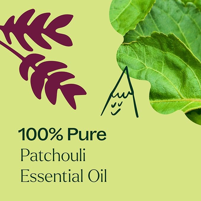 Plant Therapy Patchouli Essential Oil 100 mL (3.3 oz), 100% Pure, Undiluted, for Aromatherapy, Skincare, Meditation, and Relaxation