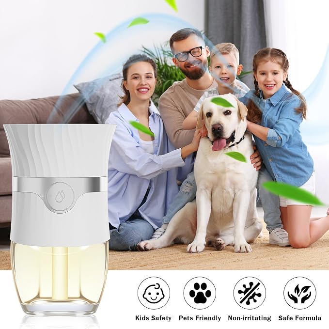 Plug In Air Freshener Refills, Summer Scents Lavender, Linen & Vanilla, 12 Pack (7.92 Fl Oz), Compatible with Air Wick & Glade, Scented Oil Refills for Home, Bathroom, Bedroom, Kitchen & Office