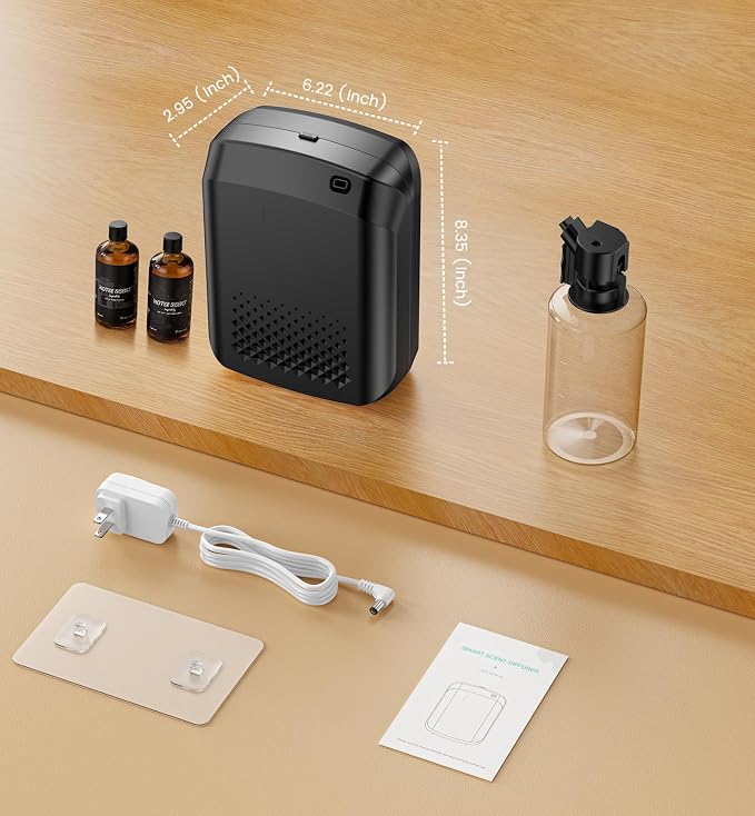 Waterless Essential Oil Diffuser with 2 x 100ML Essential Oils