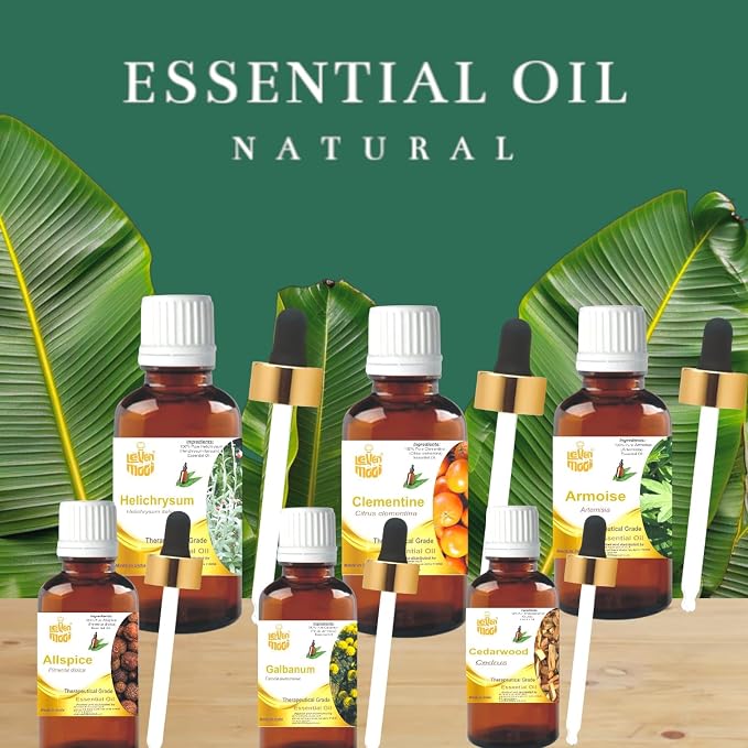 LEVENMOOI Thuja Wood (Thuja occidentalis L) Pure & Natural Therapeutic Grade Essential Oil Glass with Dropper (30ml)