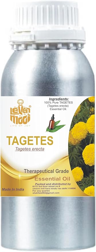 LEVENMOOI Therapeutic Grade Essential Oil – Pure & Natural for Aromatherapy, Humidifiers, Diffusers & DIY Uses (250, tagetes)