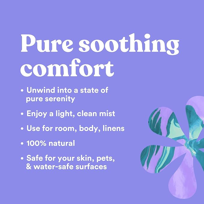 ASUTRA Sleep Bundle, 2 Products - Purple Silk Eye Mask Filled with Lavender and Flax Seeds, Lavender & Chamomile Essential Oil Pillow Spray