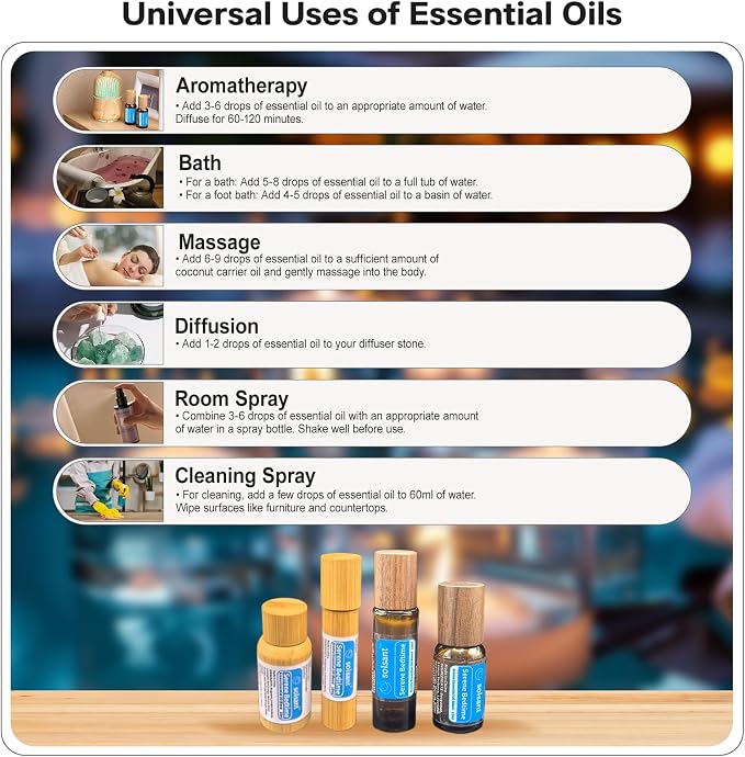 Serene Bedtime Oil - 15ml, Dropper Bottle, 100% Natural Plant Extracts for Aromatherapy & Home Relaxation