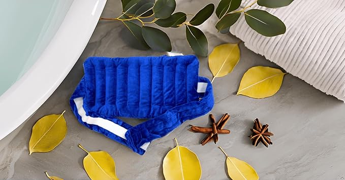 Nature's Approach Aromatherapy Belted Lumbar Wrap | Hot or Cold Therapy with a Soothing Blend of 12 Natural Herbs | Microwave and Freezer Safe