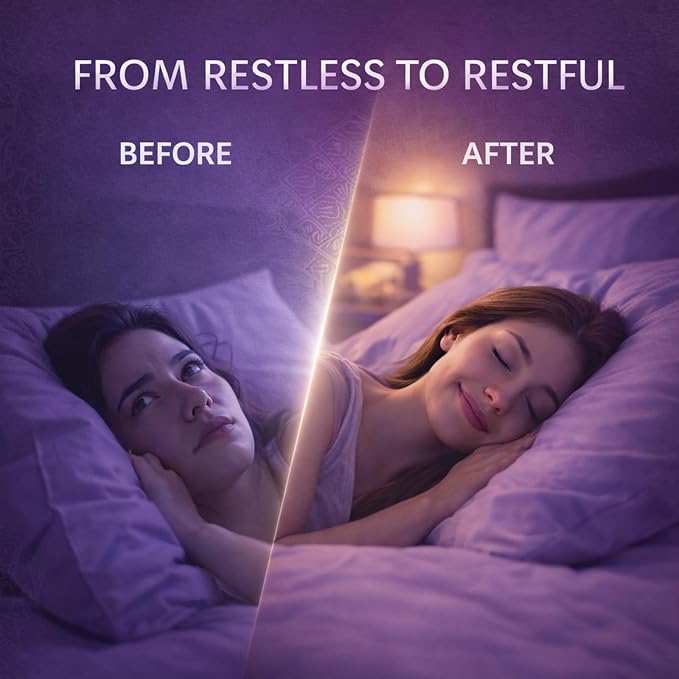 Magnesium Cream for Sleep, Leg Cramps & Muscle Soreness, Total Relief Magnesium Cream with Lavender & Chamomile, Nighttime Body Lotion for Calm and Relaxation, 4.23 Ounces