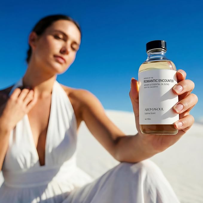 Hotel Diffuser Oil Romantic Encounter Scent - Premium Fragrance Oil for Ultrasonic and Waterless Diffuser - 120 mL, 4 fl oz