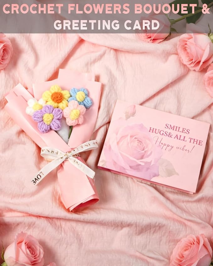 Gifts for Women, Teen Girl Gifts Trendy Stuff, 10PC Birthday Gift for Her, Girl, Teenage, Daughter, Sister, Best Friend Unique Rose Self Care Set Ideas Mothers Day Gift for Mom Wife Friendship Teacher