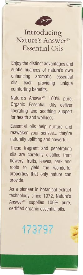 Natures Answer, Essential Oil Frankincense Organic, 0.5 Fl Oz