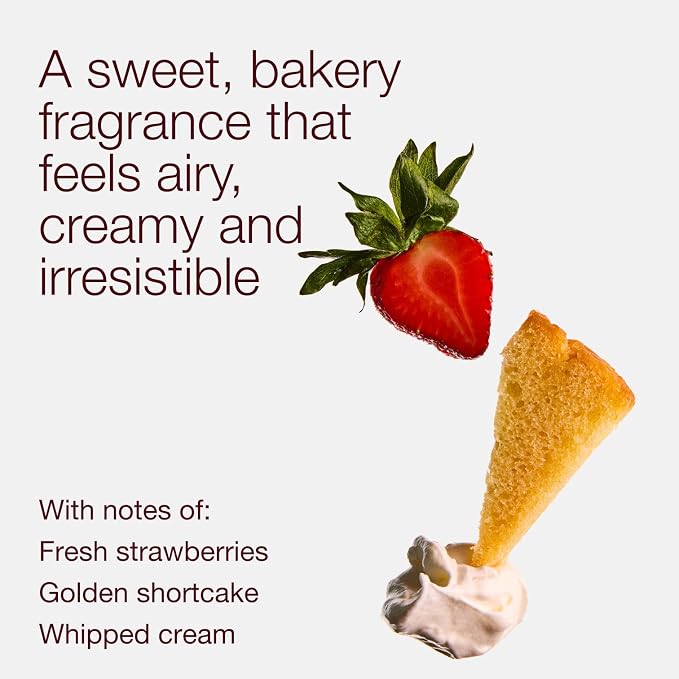 Bath & Body Works Strawberry Pound Cake 3-Wick Candle - Scented Candle for At-Home Use - Long-Lasting, Room-Filling Fragrance - High Fragrance Oil Concentration - Soy Wax Blend