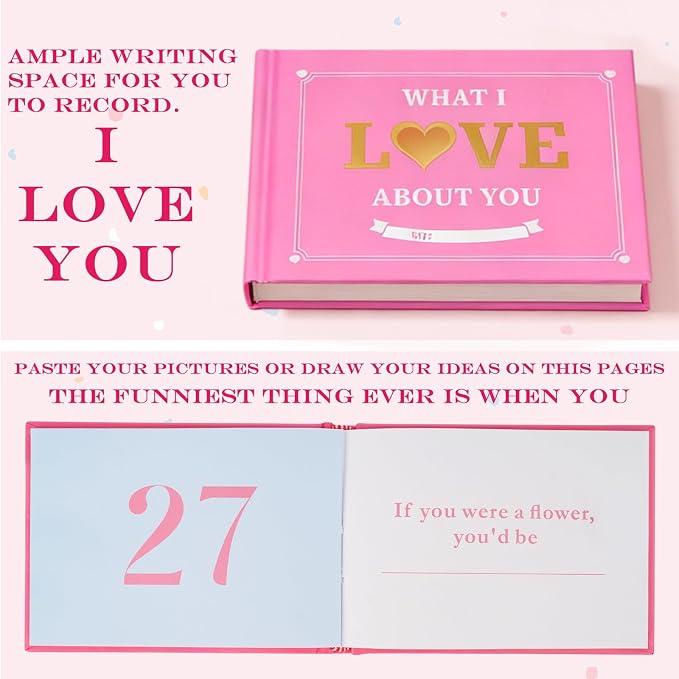 Personalized Valentines Day Gifts Her - Personalized Glass Cup, Satin Eye Mask, Fuzzy Socks & Love Card | Romantic Gift for Girlfriend/Wife (Valentines-DIY)