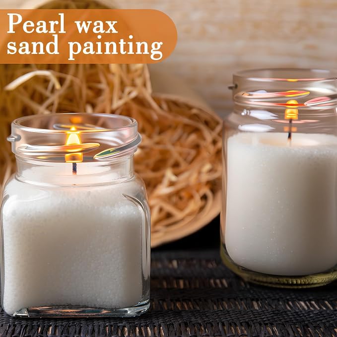 Conelist 100 Pack 4 Inch Cotton Wicks for Sand Candles Making Natural Cotton Candle Wicks, Low Smoke, No Lead and Metal for Candle Making DIY (White)