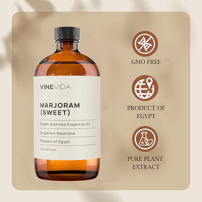 VINEVIDA [16oz] Marjoram Essential Oil