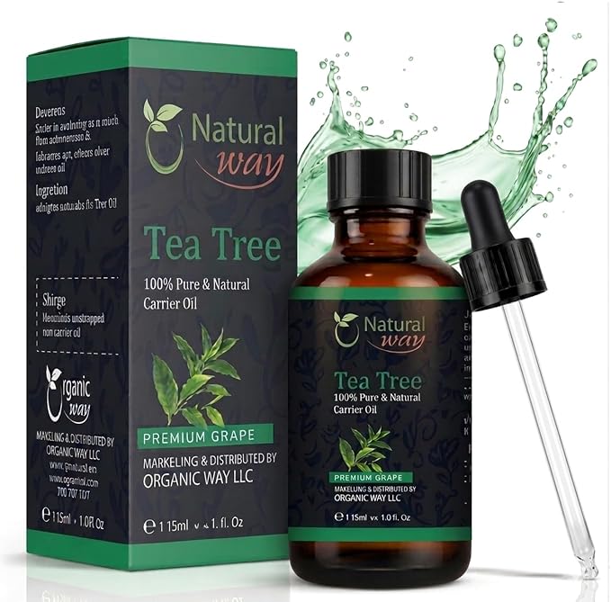 Essential Oil | Pure Aromatherapy Oil for Diffusers, Hair Growth, Skin, Scalp Care, Massage | Refreshing Hair Oil for Women & Men | Natural Essential Oil for Diffuser (Tea Tree)