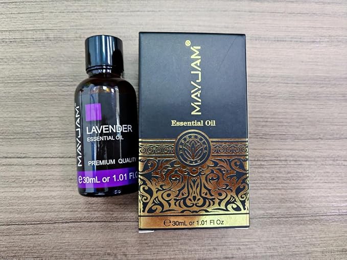 Lavender Essential Oil 30ML/ 1.01FL.OZ, MAYJAM Lavender Oil for Massage, Diffuser, Soap Making, Long Lasting Scents
