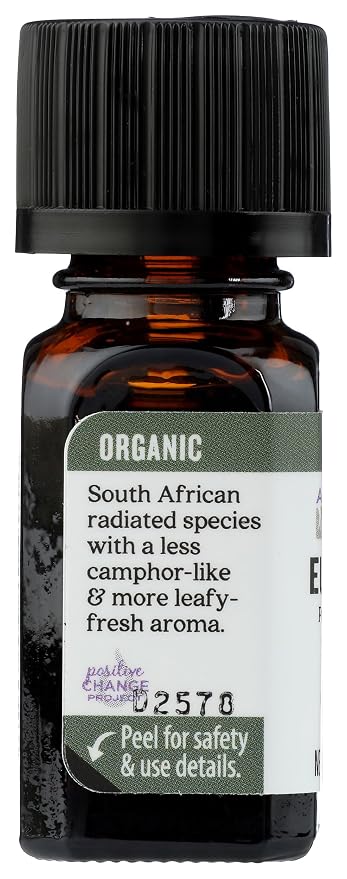Aura Cacia, Oil Essential Eucalyptus Organic, 0.25 Fl Oz