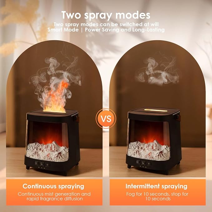 Essential Oil Diffuser with Remote Control, 4-in-1 Ultrasonic Aromatherapy Diffuser & Humidifier with 7 Color LED Lights, Auto Shut-Off, Quiet Operation for Home, Bedroom, Office, Yoga