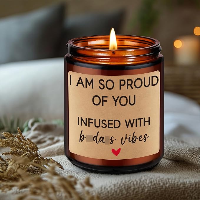 Fairy's Gift Scented Candles - Proud of You Gifts for Her, Him - Graduation, Divorce, Congratulations Gifts for Women, Men - Job Promotion, Congrats Presents for Women, Friend, BFF, Bestie