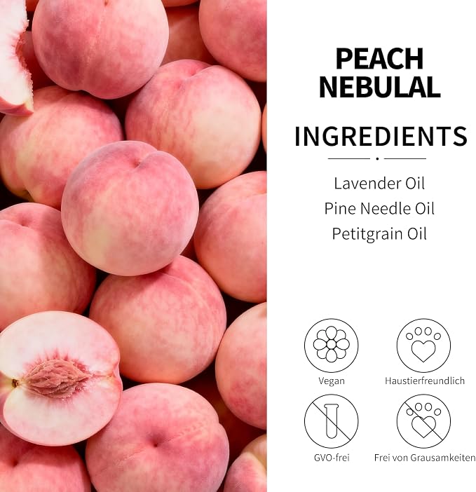 Hanging Car Air Freshener-PeachNebula,Long Lasting Fragrance Car Scents,Car Decorations