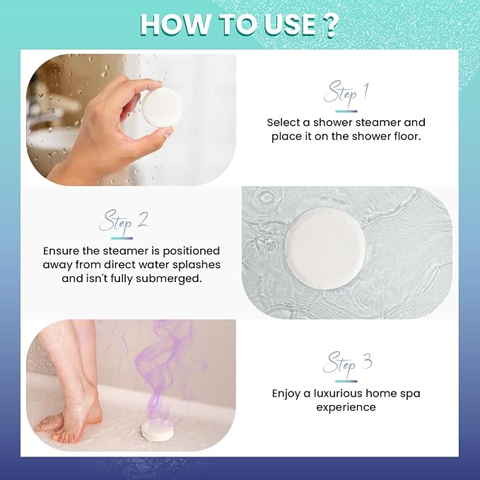 BodyRefresh Shower Steamers Aromatherapy 8 Pack, Shower Bombs with Essentials Oil for Stress Relief, Relaxation, Self Care Home Spa Gifts for Women Men