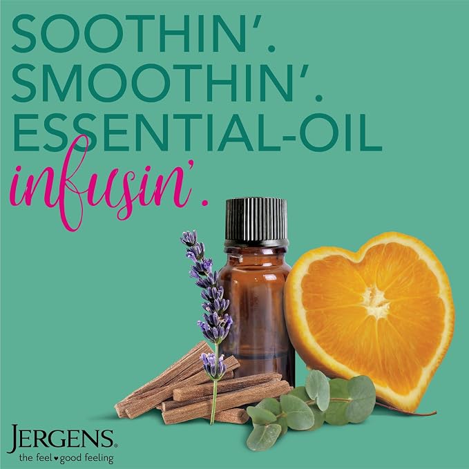Jergens Sandalwood Body Butter Lotion, Moisturizer Infused with Sandalwood Essential Oil, For All Skin Types, 7 Oz