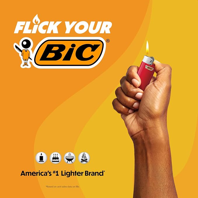 BIC Special Edition Rotating Trends Series Lighters, Set of 8 Lighters