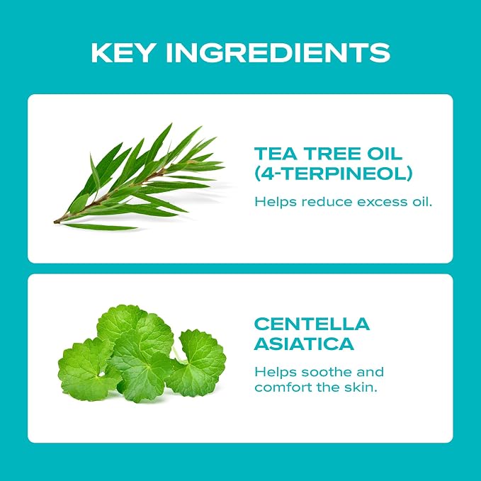 Magic Tea Tree Oil Spot Care for Face, Clarifying Facial Oil for Oily and Sensitive Skin, Lightweight and Fast Absorption, Vegan Korean Skincare, 0.68 fl oz (20ml)