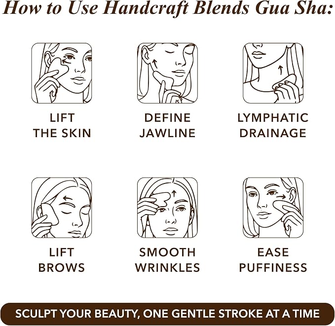Handcraft Blends Jojoba Oil | with Stainless Steel Gua Sha | Ayurvedic Skin Care | Premium Grade Carrier Oil | Face | Skin | Hair | Massage | Cold-Pressed | Hexane-Free | 16 Fl Oz
