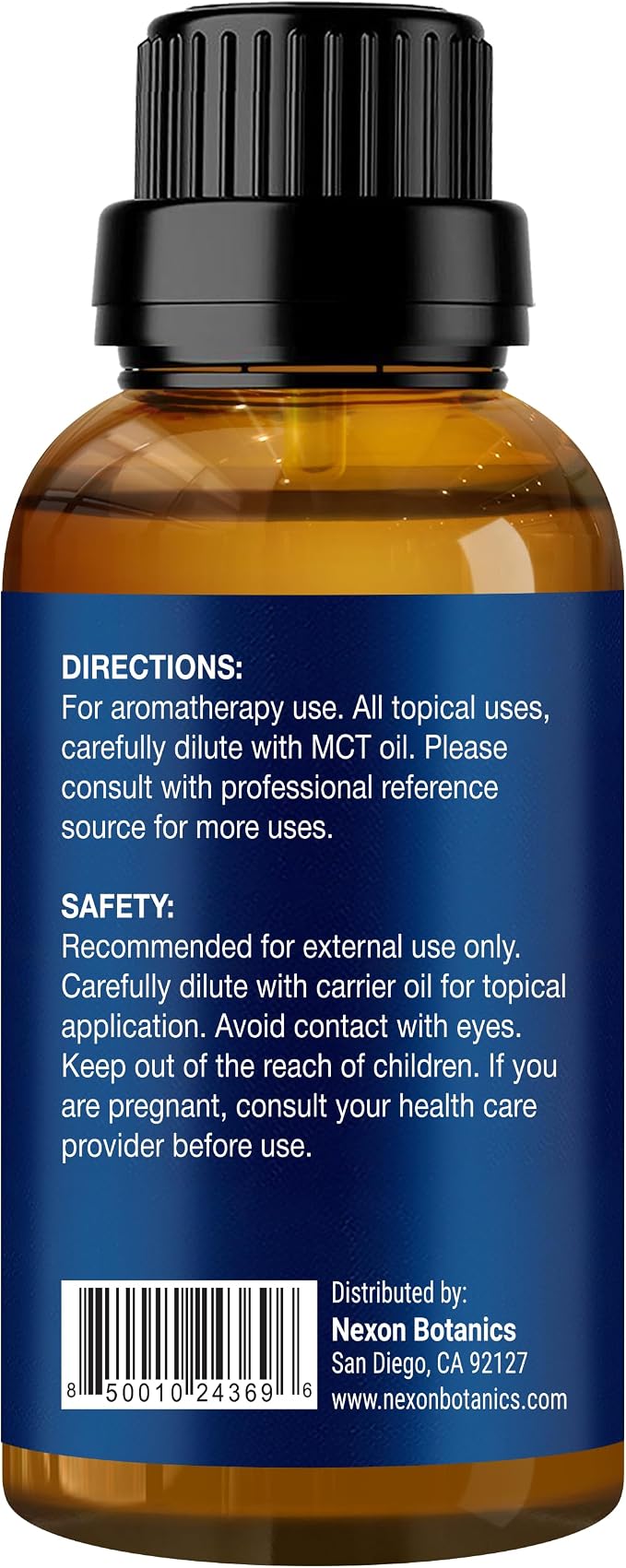 Breathe Essential Oil Blend 30 ml - Breath Sinus Relief with Menthol Oils - for Humidifiers, Diffusers, and Aromatherapy - Nexon Botanics