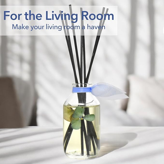 English Garden Diffuser Set, Shelf Decor, Home Fragrance, Room Scent | Jasmine, roses, and hyacinth profile, guest bath, decorative glass bottle, entryway, living room,