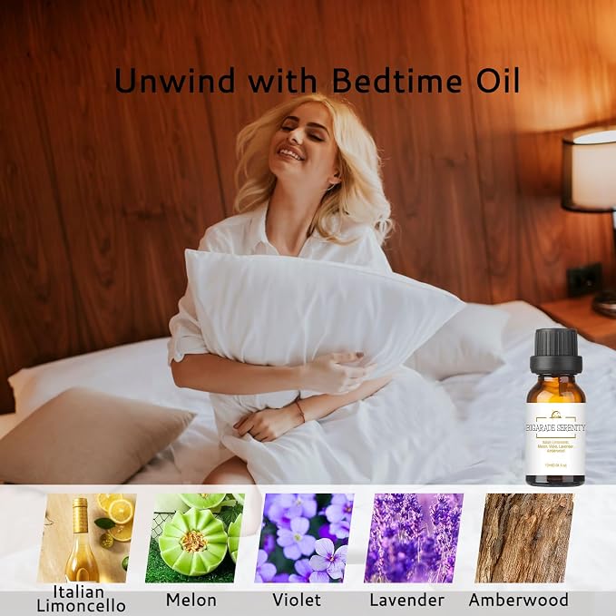 LOXIM Sweet Dreamscape Essential Oil Blends, Pure Natural Essential Oils Set of 3, Fragrance Oil Perfect for Humidifiers, Diffusers, Candle Making, Gifts - Lavender, Vanilla, Eucalyptus