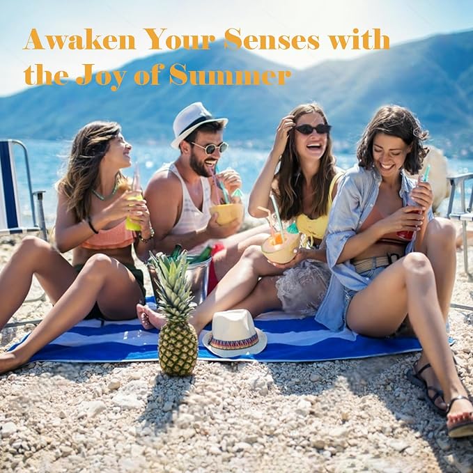 AmaKane Summer Essential Oils for Diffusers for Home, Tropical Fragrance Oil for Candle Soap Making, Aromatherapy Oils, Passionfruit Pineapple, Coastal Breeze, More, 6x10ml