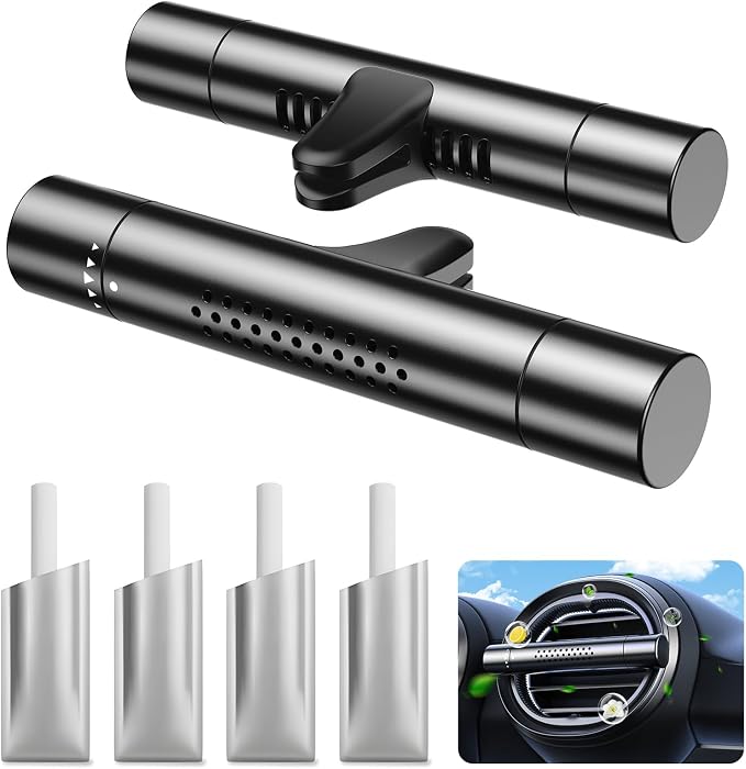 Car Air Freshener Diffuser, Car Perfume Diffusers Vent Clips for Essential Oils, Universal Automotive Fragrance Decoration Accessories Gift