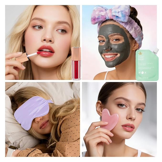 Gifts for Women, 36 Pcs Spa Gifts Basket Set for Women, Birthday Gifts, Hydrating Face Skin Care Gifts Set, Bath & Body Beauty Care Kit, Makeup Bag, Face Serum, Christmas, Anniversary, Wife, Mom