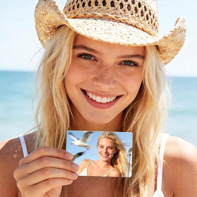 Custom Air Fresheners with Picture for Car | Personalized Photo Gifts; Double-Sided Print; Hanging Ornament; Scent Choice Available; Rectangle Shape