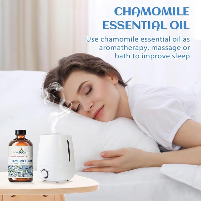EVOKE OCCU Chamomile Essential Oil for Skin Hair Diffuser Candle Soap Making - 4 FL Oz
