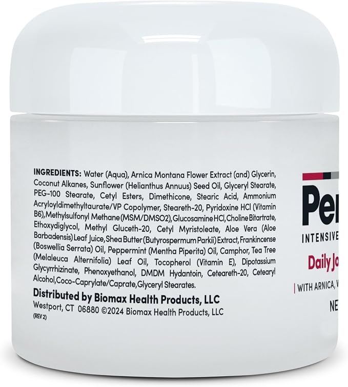 Penetrex Joint & Muscle Care - Soothing Massage Cream - Premium Whole Body Rub with Arnica, Vitamin B6 MSM & Boswellia - Non-Greasy 4oz Cream
