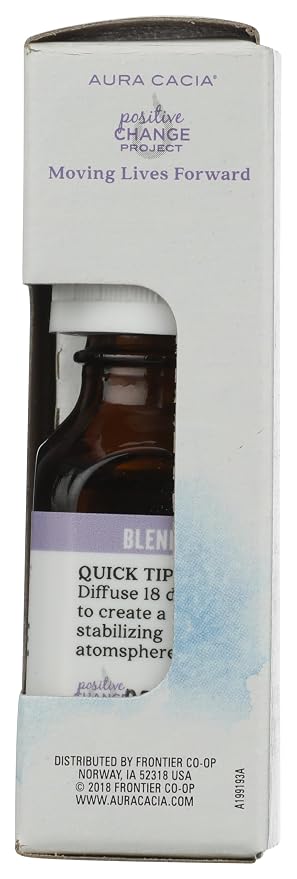Aura Cacia Mind Guide Focusing Pure Essential Oil Blend, 0.5 Oz
