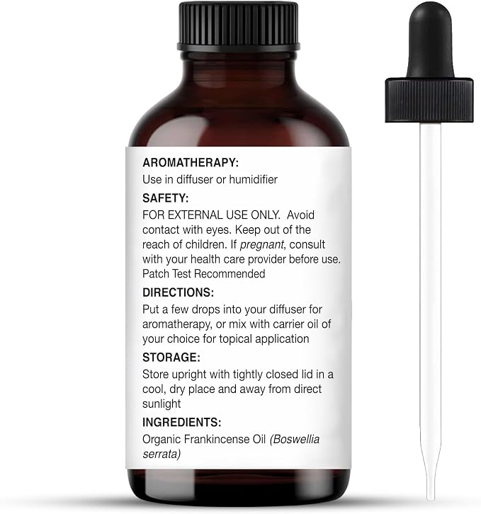 Majestic Pure Organic Frankincense Essential Oil with Glass Dropper - 1 Fl Oz - 100% Pure and Natural Frankincense Oil - Premium Grade Essential Oils for Diffuser, Aromatherapy, Soap and Candle Making