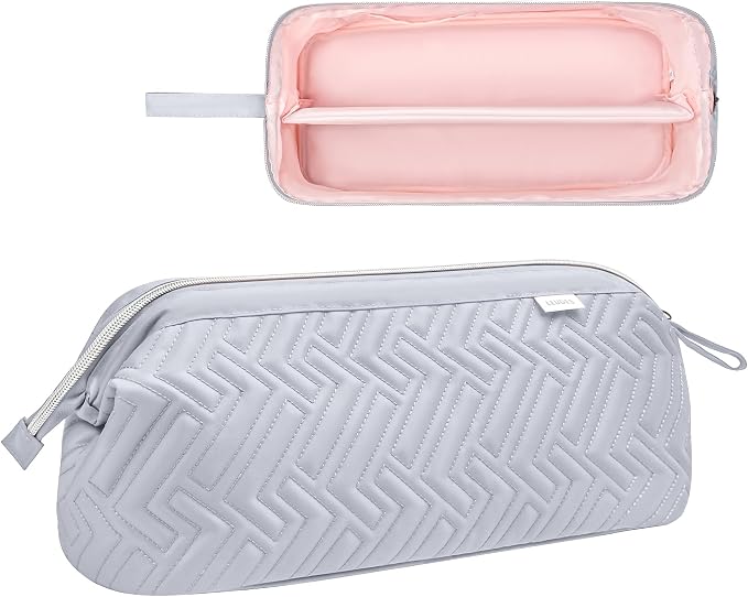 Leudes Hair Tools Travel Bag for Shark Flexstyle Carrying Case Portable Shark Hair Air Wrap Dryer Case Waterproof Dustproof Flat Curling Iron Travel Organizer (Light Gray)