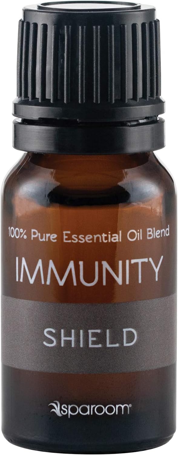 SpaRoom Immunity Travel Kit, Immunity Essential Oil Blend, Eucalyptus Mint Shower Spray, Sinus Topical Roll-on