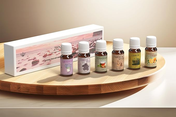 Aroma Depot Stress Relief Type Fragrance Oil 10ml for Candle Making, Soap Making, Diffusers, Massage Oils, Slime & DIY Crafts – Scented Aroma Oil in Amber Bottle