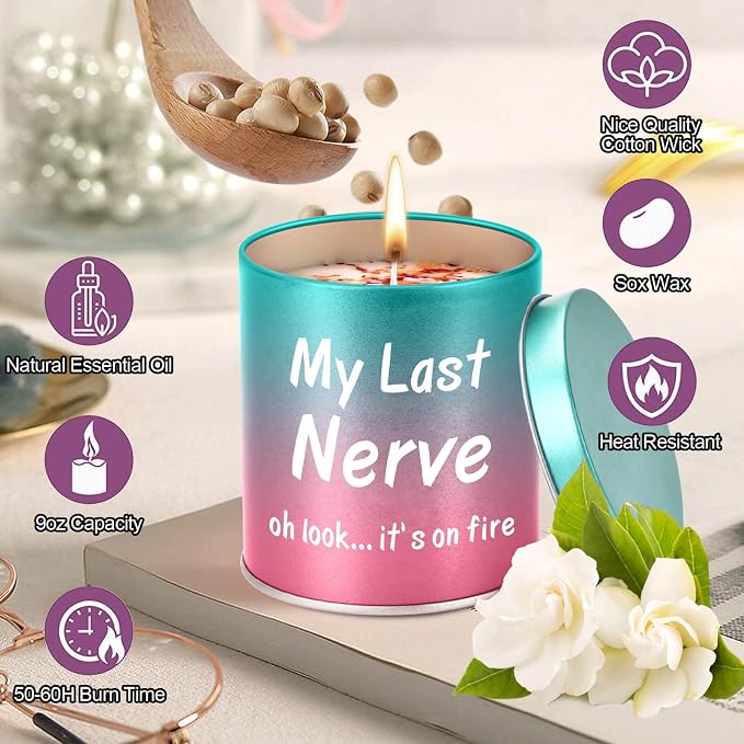Aromatherapy Candle Gifts for Women & Mom - Birthday, Christmas & Valentine's Day