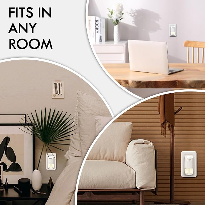 Plug in Air Freshener Refills, Wall Plug In Refill 6 Count, Lavender, Linen & Vanilla, Summer Scents, 3.96 Fl Oz, Air Fresheners for Home, Compatible with Air Wick & Glade