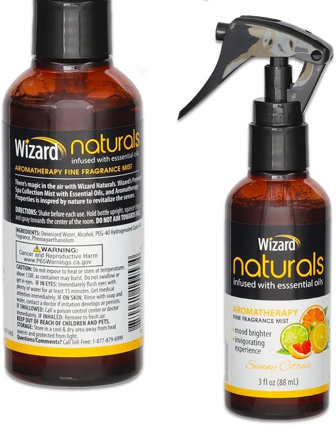 Citrus Essential Oil Theraputic - 2 Pack Aromatherapy Fine Fragrance with Lemon, Orange, Lime for Mood Brightening | 3 Oz Citrus Essential Oil Aromatherapy