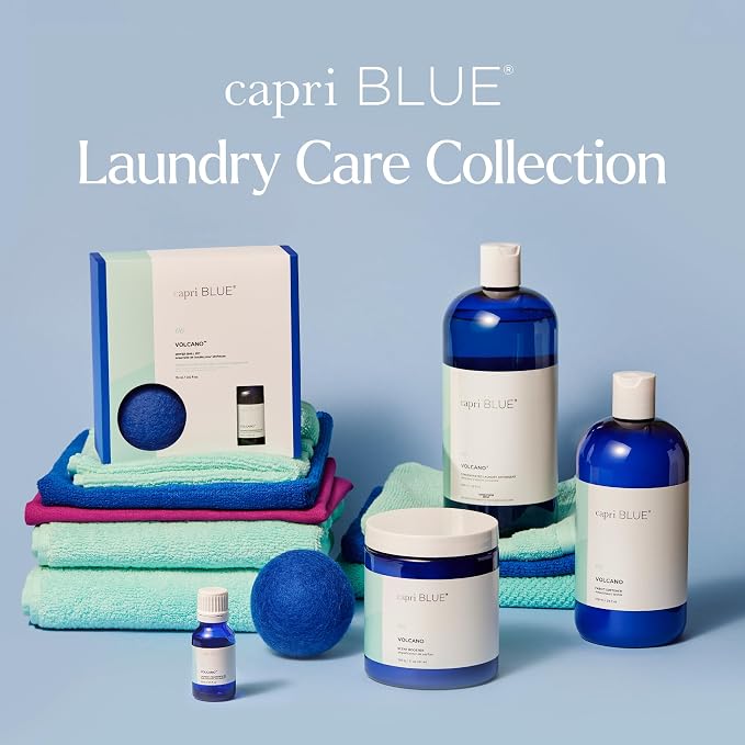 Capri Blue Volcano Laundry Fragrance Oil - Essential Oils for Wool Dryer Balls - Formulated with Grapefruit & Tangerine Essential Oils (0.5 fl oz)