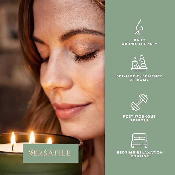 Pecksniff’s Aromatherapy Grateful Candle 3 Wick 19.4 oz/550 g, Honey Aloe Fragrance, Long Lasting Luxury Glass Candle for Relaxation, Home and Gifts