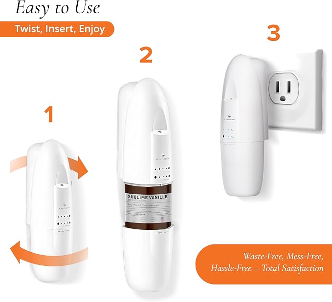 Essential Oils for Diffusers for Home - Sublime Vanilla Oil 3.4 Fl Oz - Everyday Aromatherapy - Long Lasting Hotel Collection Diffuser Oil - Oils for Diffuser - Made in USA