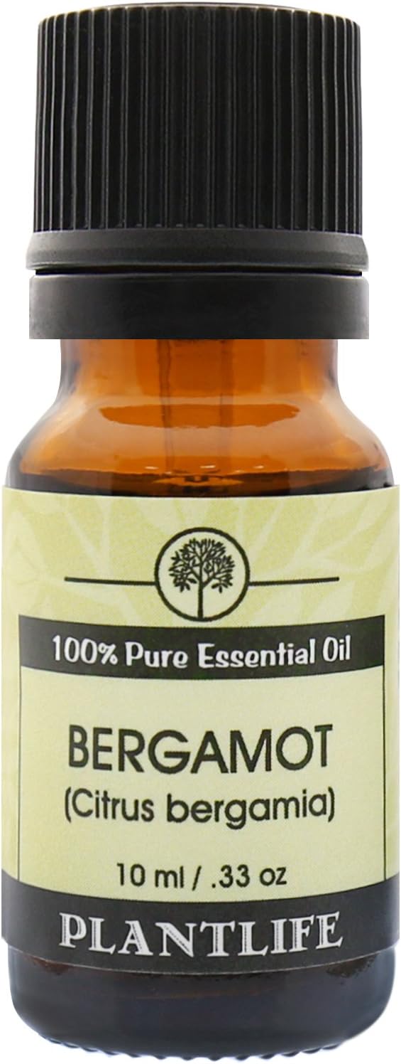 Plantlife Bergamot Aromatherapy Essential Oil - Straight from The Plant 100% Pure Therapeutic Grade - No Additives or Fillers - 10 ml