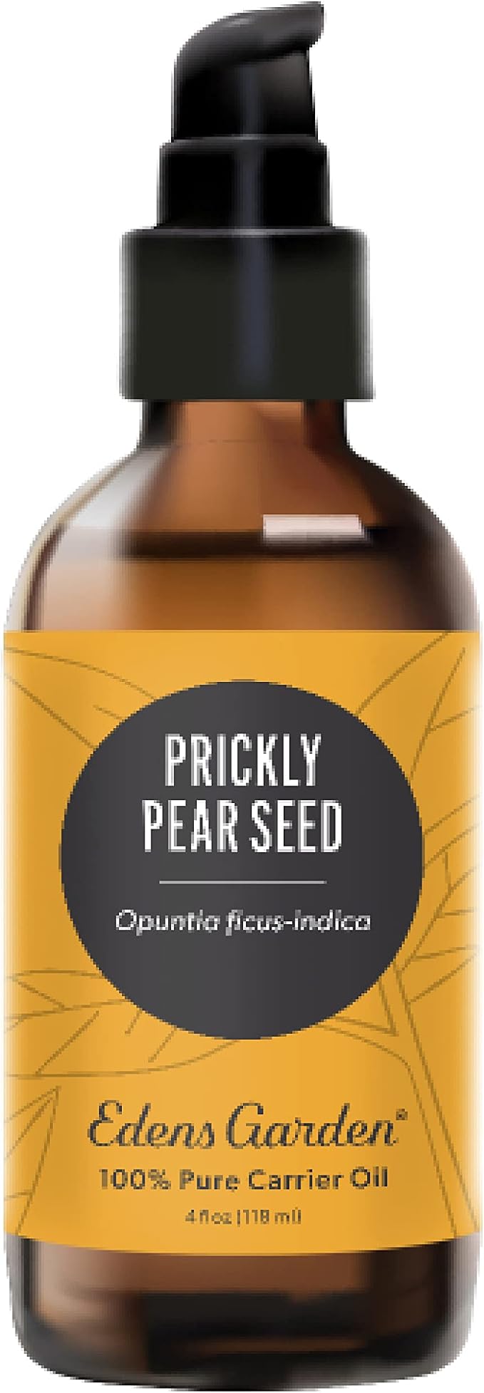 Edens Garden Prickly Pear Seed Carrier Oil- 100% Pure Premium Cold Pressed & Hexane Free, Facial Oil, Serum, Natural Moisturizer for Face, Skin, Hair & Nails, Diluting Essential Oils 118 ml (4 fl oz)
